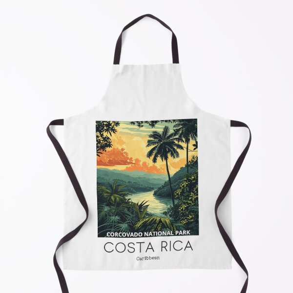 Item preview, A Vintage Travel Illustration of Corcovado National Park - Costa Rica designed and sold by GoodOldVintage.