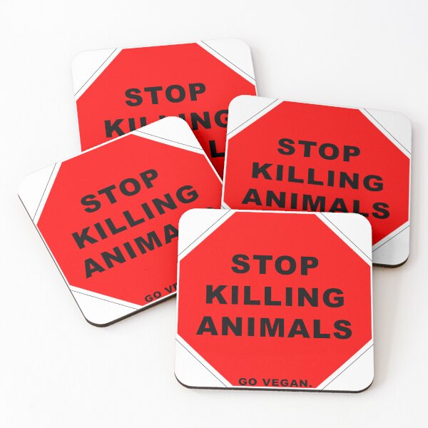 Item preview, stop killing animals desing designed and sold by hteshop.