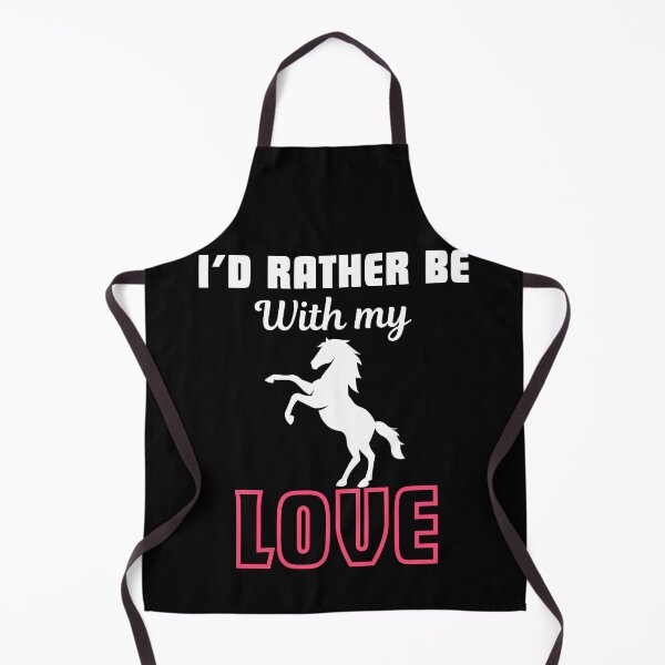 Item preview, I'd rather be with my love, funny saying for horse lover, breeder and owner designed and sold by NBSStore.