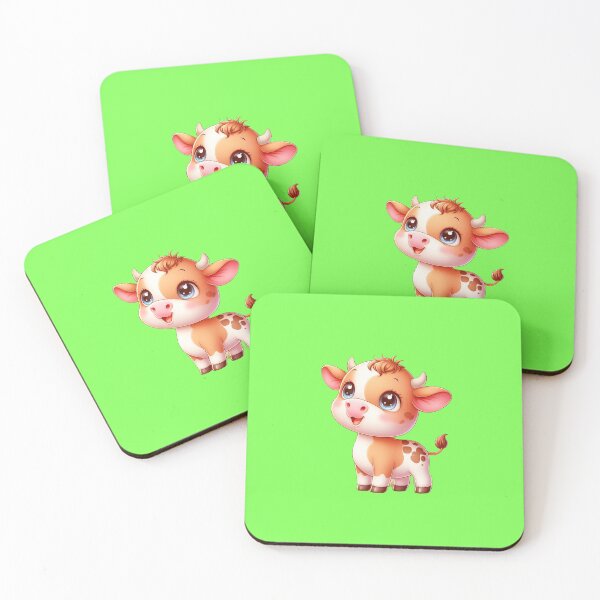 Item preview, Adorable Little Cow designed and sold by DigiDreamyArt.