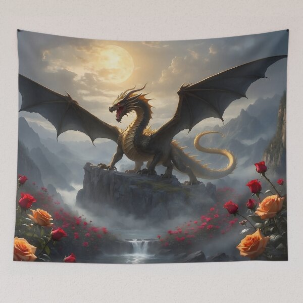 Item preview, Dragon of the Blossoming Mountain designed and sold by Animepic222.