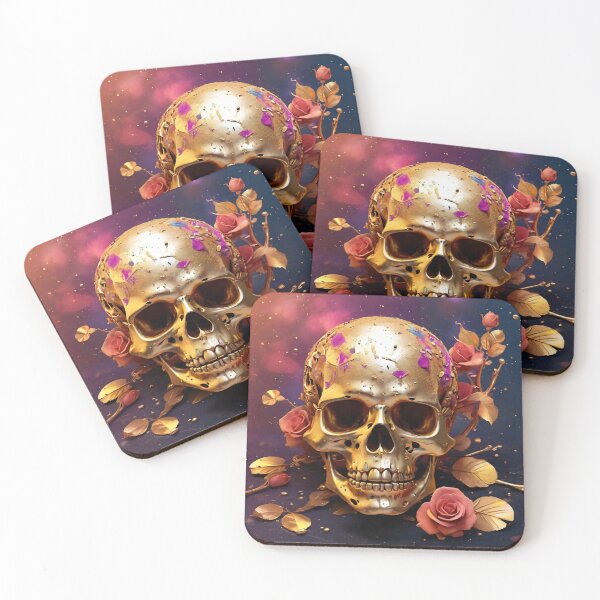 Item preview, Gold Skull designed and sold by ProfArtStudio.