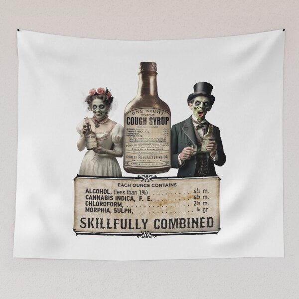 Item preview, One night cough syrup designed and sold by sampalisdesign.
