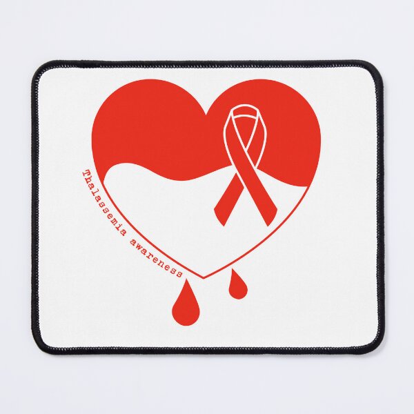 Item preview, Thalassemia Awareness Ribbon designed and sold by AryaSubramanian.