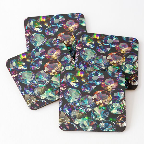 Item preview, Pattern of precious stones, green diamond, 4K macro photography designed and sold by Arzu Abbas.