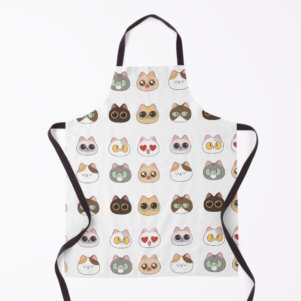 Item preview, cute kawai kitten faces designed and sold by huape.