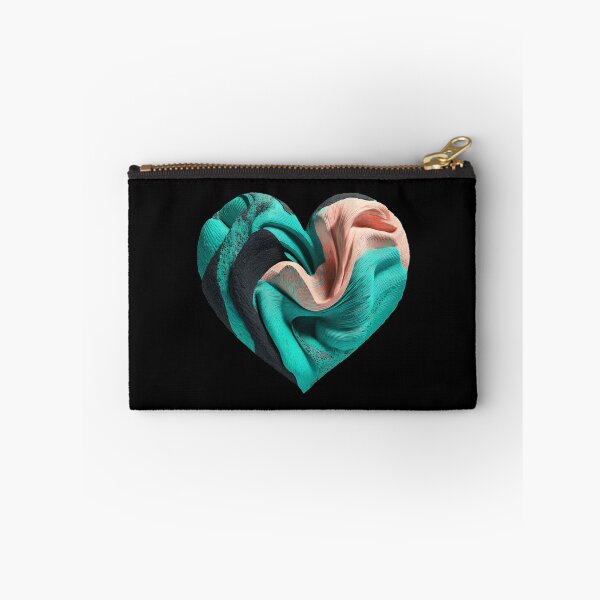 Item preview, Abstract Heart Aesthetic Valentine Mint Peach Fuzz Concrete designed and sold by Lelijo.