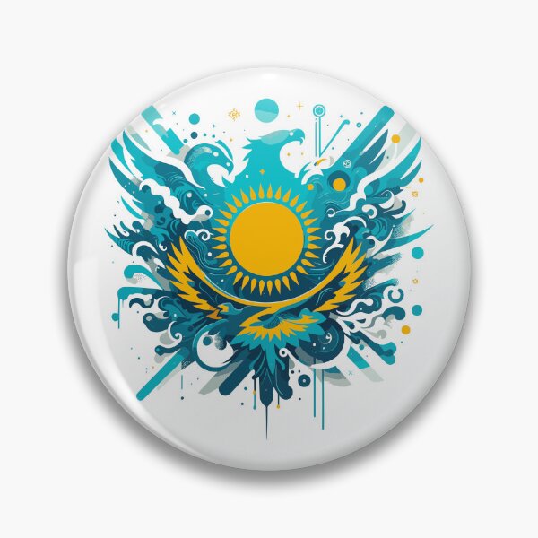 Item preview, Kazakhstan artful gift designed and sold by Pineapple-Tree.