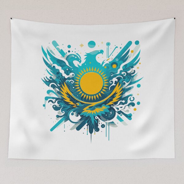 Item preview, Kazakhstan artful gift designed and sold by Pineapple-Tree.