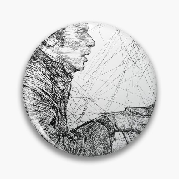 Item preview, GLENN GOULD - ink portrait .1 designed and sold by lautir.