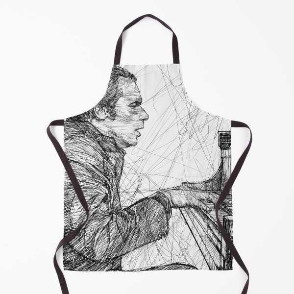 Item preview, GLENN GOULD - ink portrait .1 designed and sold by lautir.