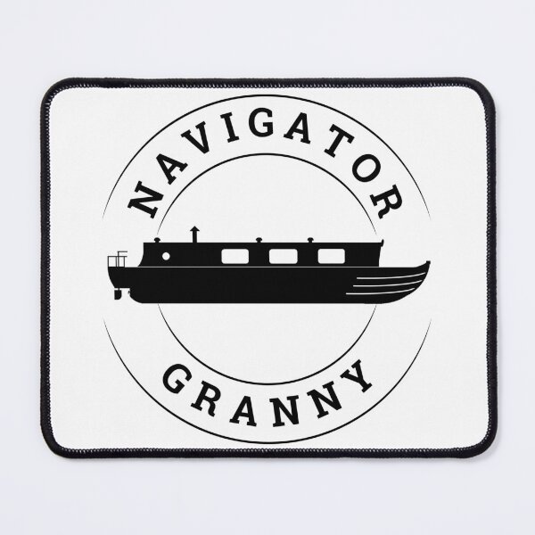 Item preview, Navigator Granny (blk-blk) designed and sold by canal-arts.