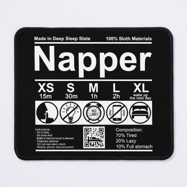 Item preview, Napper Label designed and sold by StudioNMdesign.