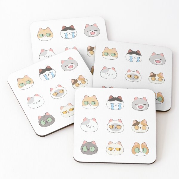 Item preview, cute kitten faces to use in different situations designed and sold by huape.