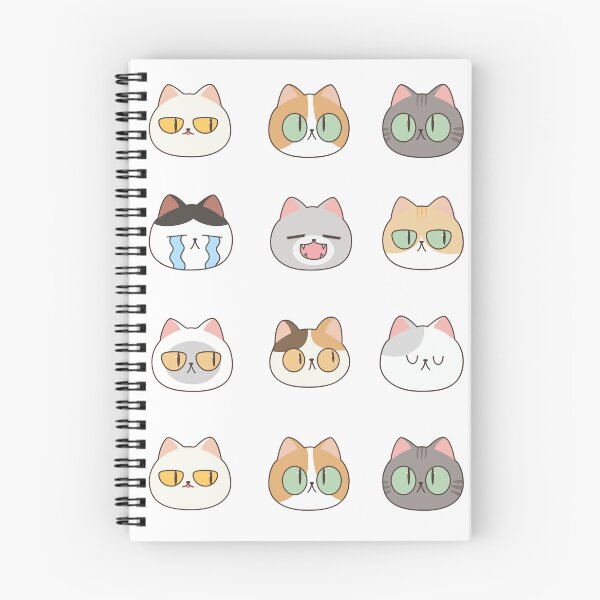 Item preview, cute kitten faces to use in different situations designed and sold by huape.