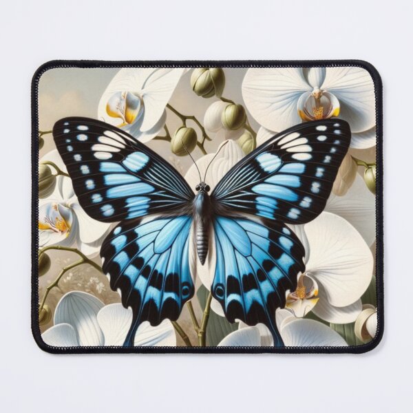 Item preview, Butterfly with orchids designed and sold by ClumsyClouds.