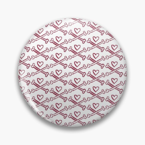 Item preview, heart and bones // pattern  designed and sold by mela xx.