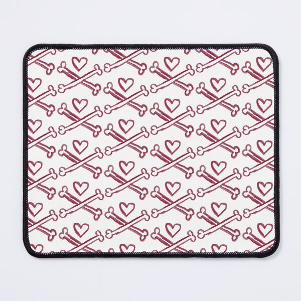 Item preview, heart and bones // pattern  designed and sold by mela xx.