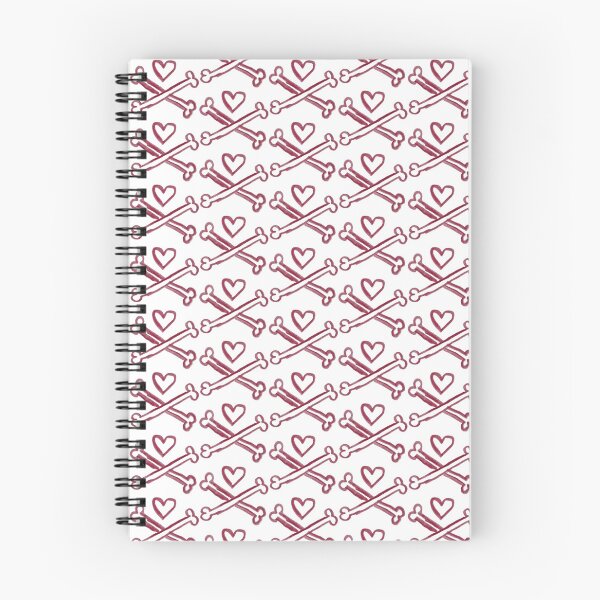 Item preview, heart and bones // pattern  designed and sold by mela xx.