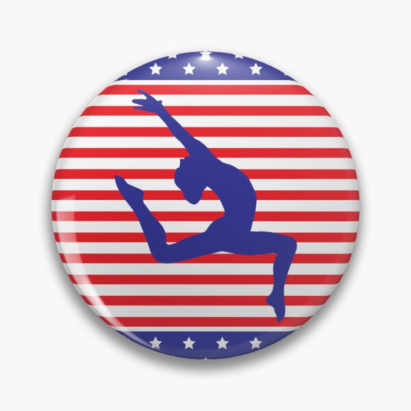 Item preview, Stars and Stripes Gymnast designed and sold by Flexiblepeople.