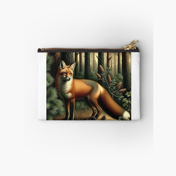 Item preview, Fox in the forest designed and sold by ClumsyClouds.