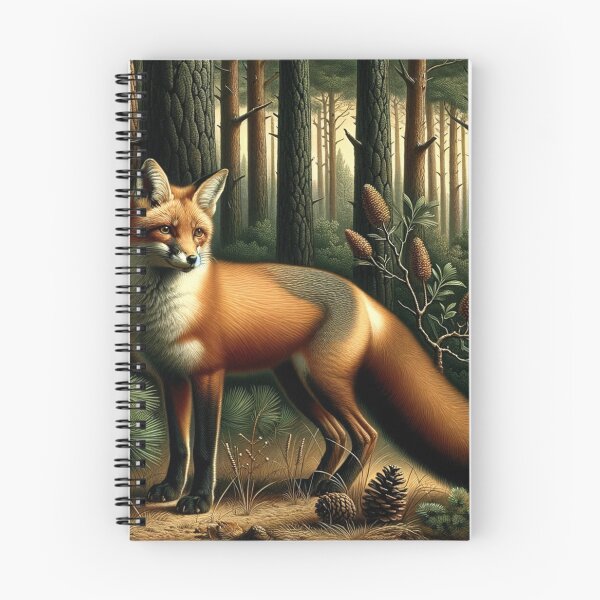 Item preview, Fox in the forest designed and sold by ClumsyClouds.