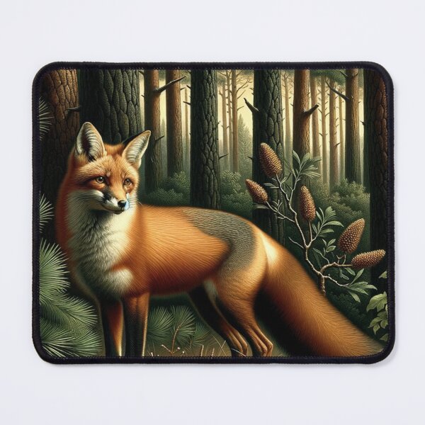 Item preview, Fox in the forest designed and sold by ClumsyClouds.