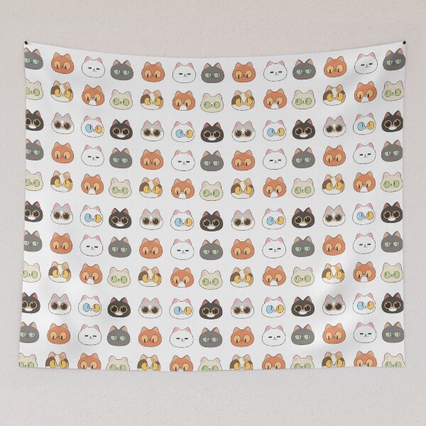 Item preview, cute kitten faces to use in different situations designed and sold by huape.