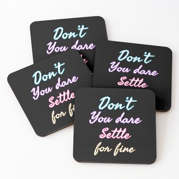 Item preview, Don't you dare settle for fine designed and sold by belladesign7.