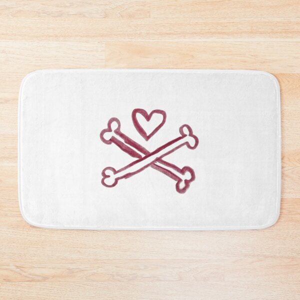 Item preview, heart and bones // single designed and sold by mela xx.