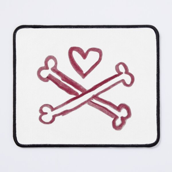 Item preview, heart and bones // single designed and sold by mela xx.