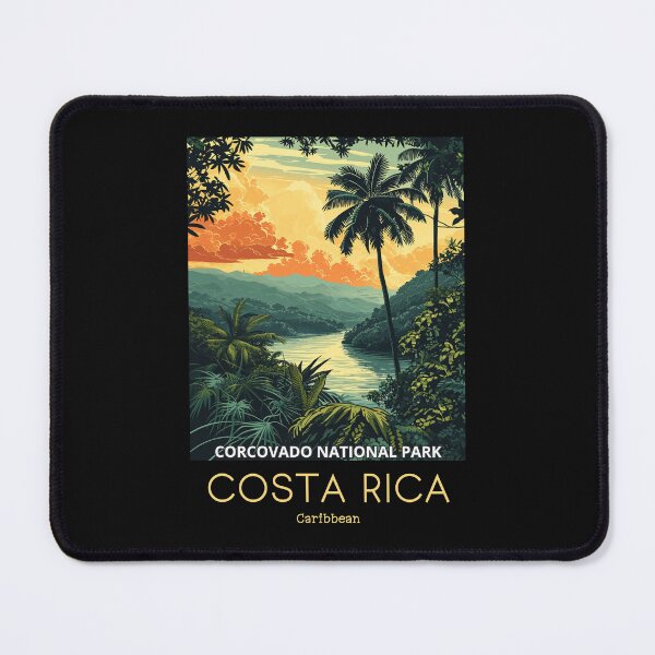 Item preview, A Vintage Travel Illustration of Corcovado National Park - Costa Rica designed and sold by GoodOldVintage.