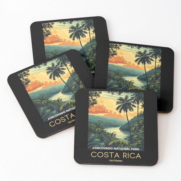 Item preview, A Vintage Travel Illustration of Corcovado National Park - Costa Rica  designed and sold by GoodOldVintage.