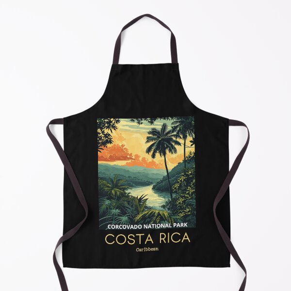 Item preview, A Vintage Travel Illustration of Corcovado National Park - Costa Rica designed and sold by GoodOldVintage.