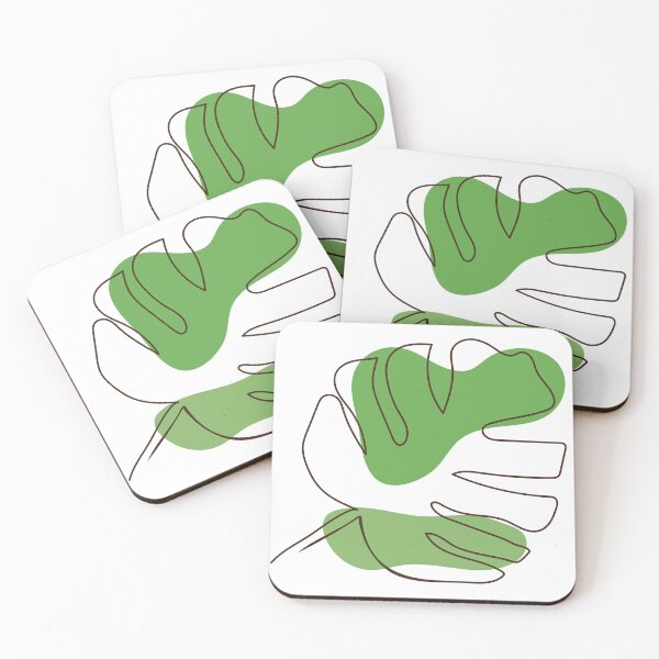 Item preview, Line art leaf designed and sold by itsinnav.