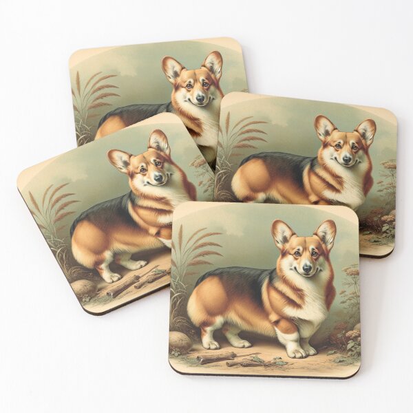 Item preview, Corgi portrait designed and sold by ClumsyClouds.