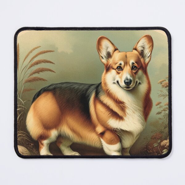 Item preview, Corgi portrait designed and sold by ClumsyClouds.