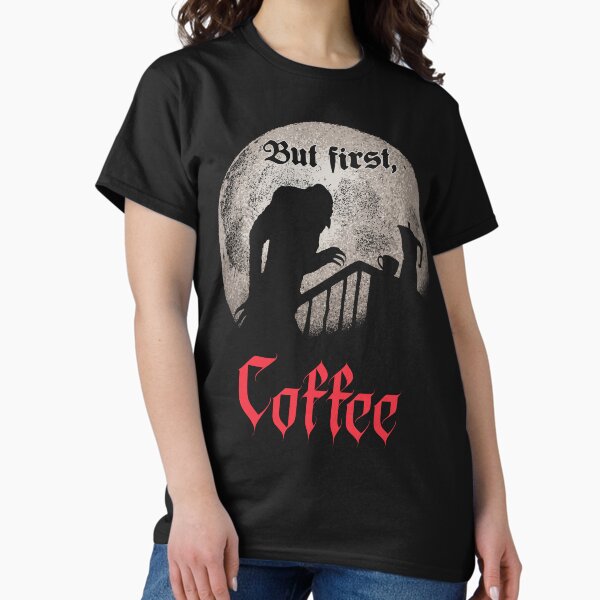 Vista previa del artículo con la obra «But first, coffee.», diseñado y vendido por tronyx79.