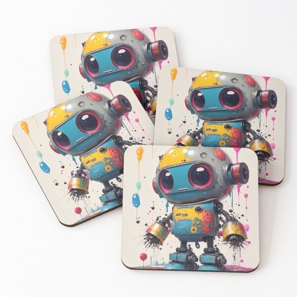Item preview, Robot Graffitti, robot ,robotics ,robots ,technology ,art designed and sold by Cyber Kids.