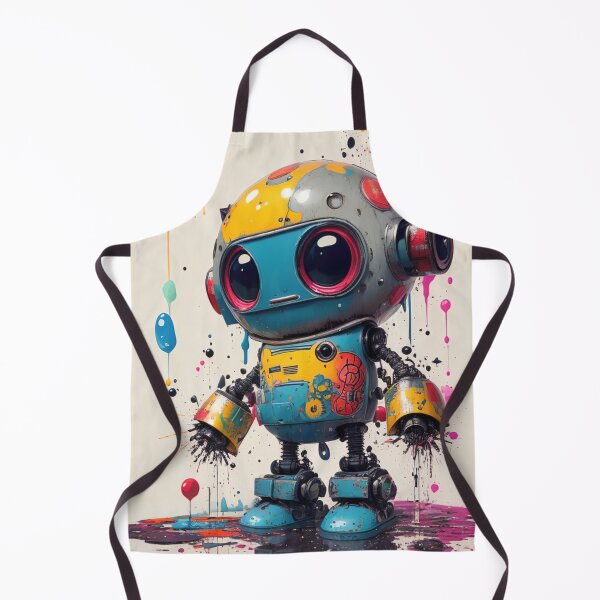 Artikelvorschau, Roboter-Graffiti, Roboter, Robotik, Roboter, Technologie, Kunst entworfen und verkauft von Cyber Kids.