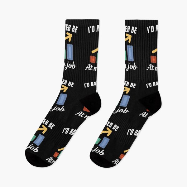Item preview, I'd rather be at my job, funny economist profession or occupation saying designed and sold by NBSStore.
