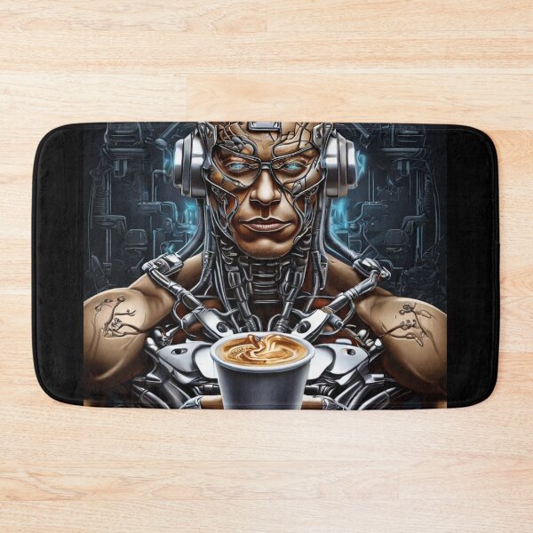 Item preview, Coffee and Cyborg designed and sold by likbatonboot.