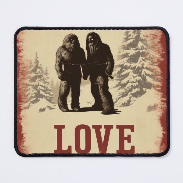 Item preview, Bigfoot love poster designed and sold by mvojnovic1992.