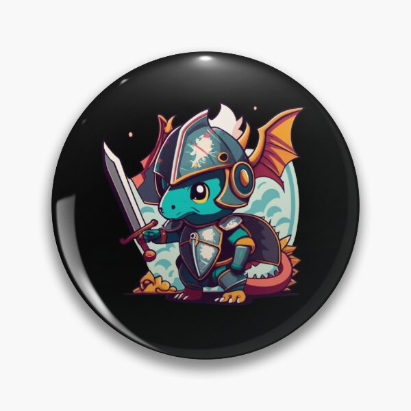 Item preview, Baby Dragon Knight, funny dragon gifts designed and sold by V-Tee.