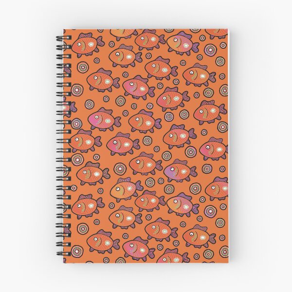 Aperçu de l'œuvre PAS D'IA ! Poisson rouge violet orange créée et vendue par ManonElmendorp.