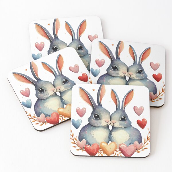 Item preview, Rabbits in love designed and sold by Franco Lagreca.