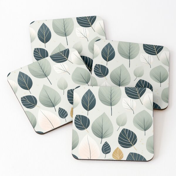 Item preview, Aesthetic Leaves Pattern designed and sold by ThatBBStore.