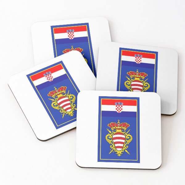 Item preview, Dubrovnik Flag & Coat of arms 2 designed and sold by adamst555.