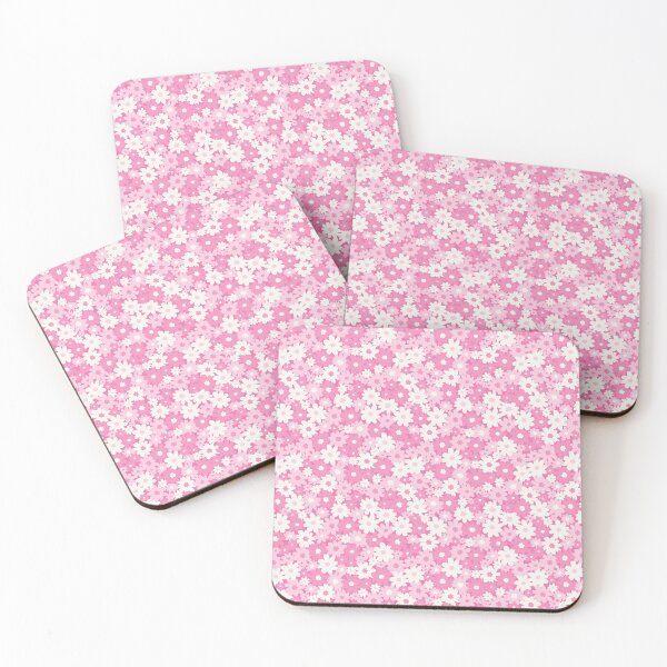 Item preview, DITSY DAISY PRAIRIE BOHO SUMMER VINTAGE PINK designed and sold by blomastudios.