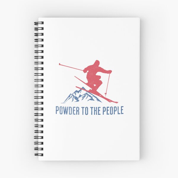 Item preview, Powder to the People Skiing designed and sold by MEWRCH.